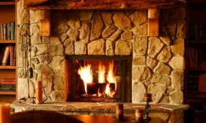 South Africans huddled around a fireplace at night, if there was one.