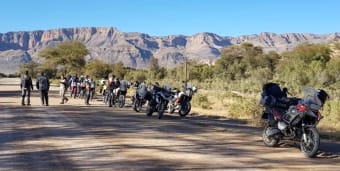 Enjoy the freedom to ride any road. Group ride in the shadow of Table Mt.