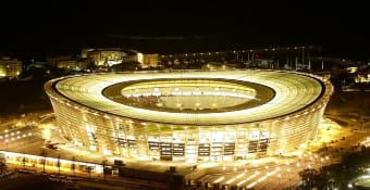 Cape Town Stadium was built for 2010 FIFA World Soccer tournaments.