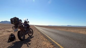 Enjoy the freedom to ride any road! They stretch for eons.