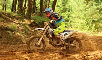 Look at Jason's photo of a young rider - he went from novice to dirt-biking genius!