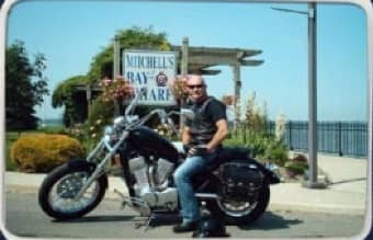 Our older motorcycle was a 1998 Suzuki 1500, Boulevard!