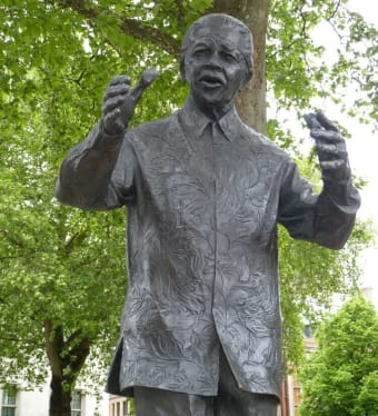 Nelson Mandela Was elected in 1994.